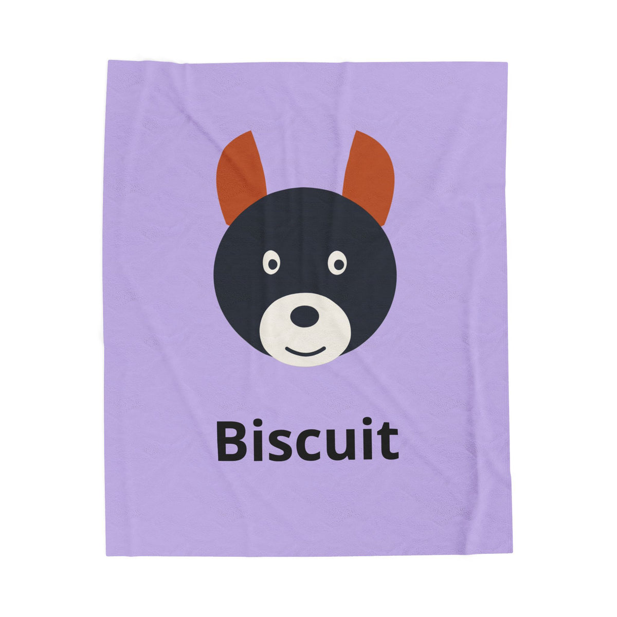 Custom Pet Photo Blanket - Personalized Plush Throw With Your Dog, Cat or Pet's Name - Pet Memorial Gift