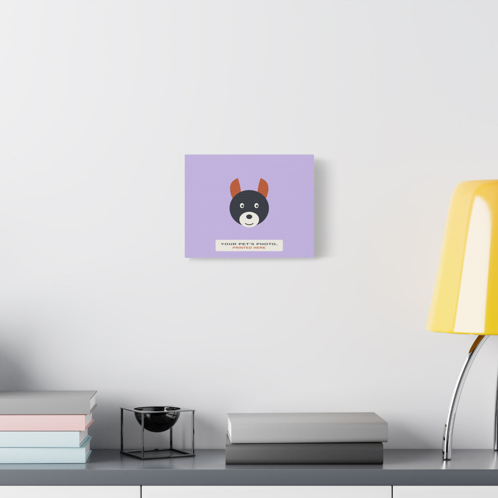 Custom Pet Portrait Canvas - Personalized Photo Print for Dog & Cat Moms