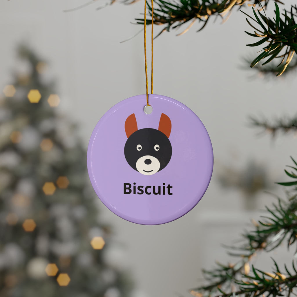 Custom Pet Photo Ornament - Personalized Christmas & Pet Memorial Keepsake for Any Pet