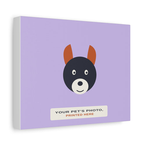 Custom Pet Portrait Canvas - Personalized Photo Print for Dog & Cat Moms