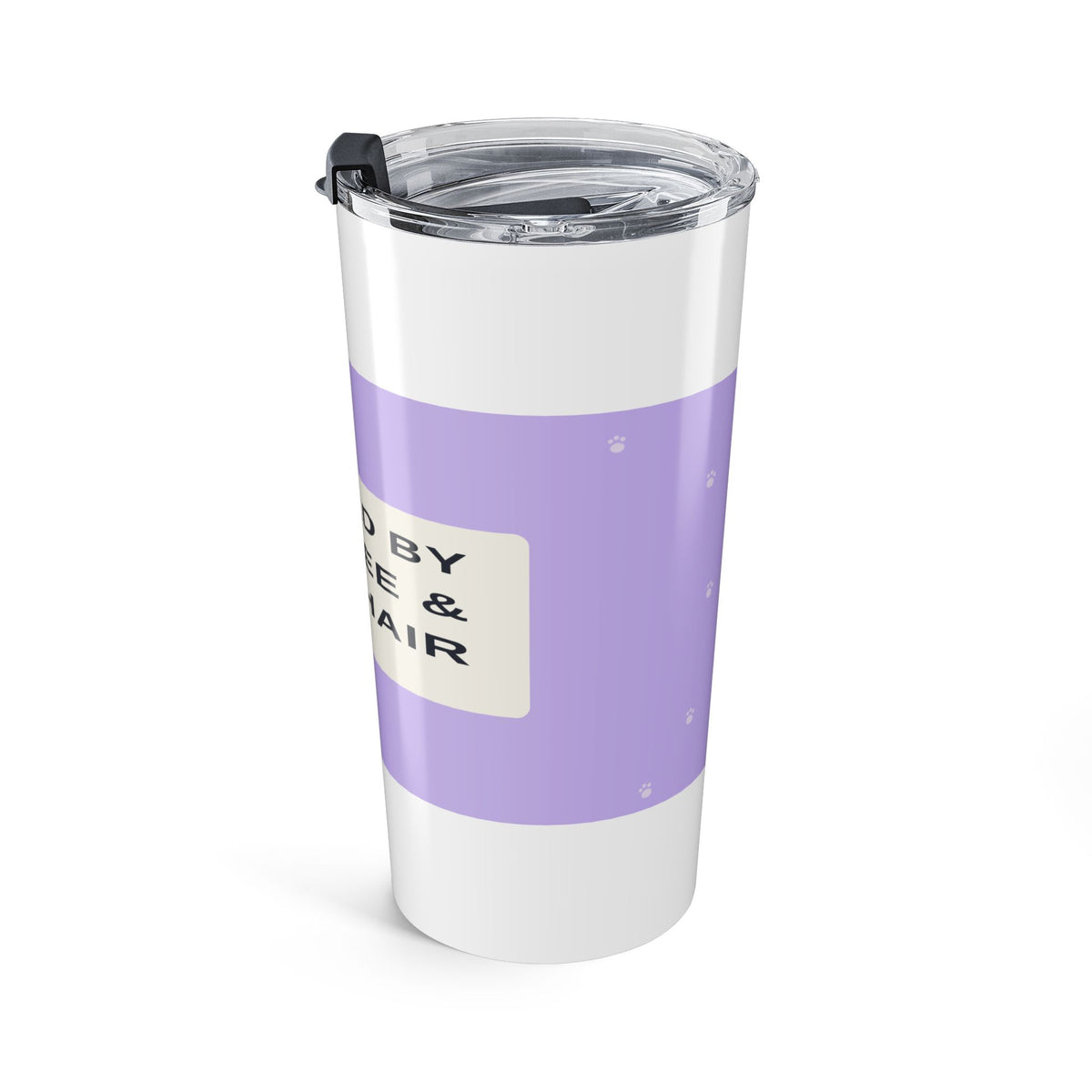 Fueled by Coffee & Dog Hair Tumbler - 20oz Skinny Tumbler for Dog Moms